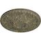 Ekena Millwork Tristan Ceiling Medallion (Fits Canopies up to 6 1/4"), 32 3/8"OD x 3 1/2"P, Witch Hazel Crackle CM32TNWHC - alternate 4
